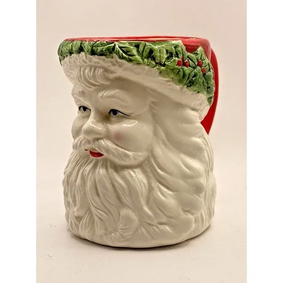 Vintage Santa Claus Christmas Coffee Mug Cup Used - Picture 7 of 11